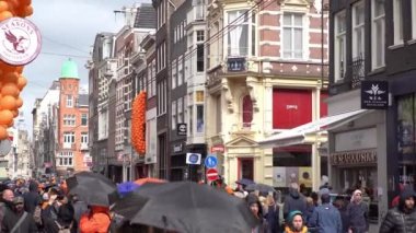 Amsterdam, Hollanda sokak manzarası