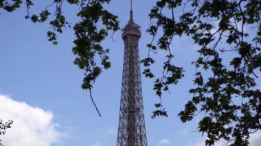 Paris, Fransa'nın güzel manzarası. Eyfel Kulesi