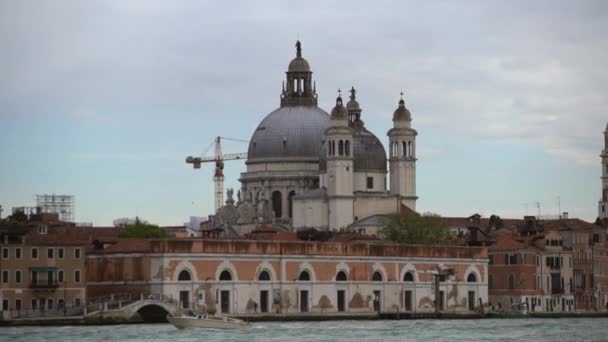 Venice Italy May 2019 Video Santa Maria Della Salute English — стоковое видео