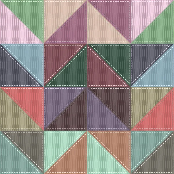 Patchwork Fond Avec Différents Modèles — Image vectorielle