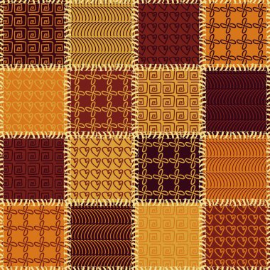 farklı desenlere sahip yama işi arkaplanı