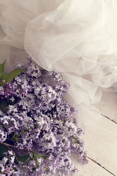ライラックの花とロマンチックなヴィンテージイメージ — ストック写真