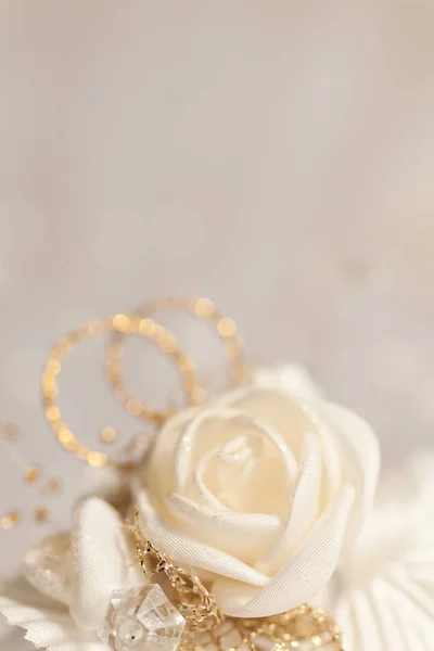 Fondo Boda Abstracto Cordones Rosa Satinada — Foto de Stock