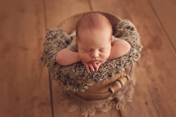 Niño Recién Nacido Dormido Días — Foto de Stock