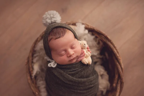 Lindo Bebé Recién Nacido Niño —  Fotos de Stock
