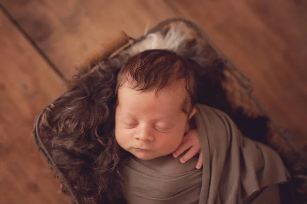 Lindo Bebé Recién Nacido Niño —  Fotos de Stock