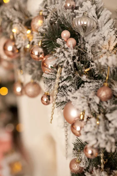 Gyönyörű Karácsonyi Háttér Díszdobozban — Stock Fotó