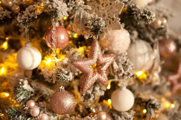 Fundo Natal Bonito Com Caixa Presente — Fotografia de Stock