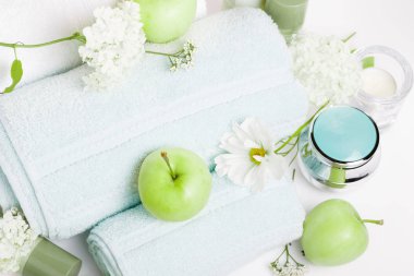 Beyaz masa Spa ayarı