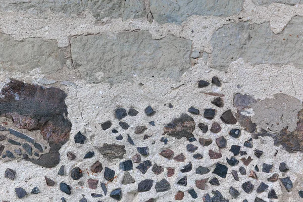 Stone Wall Background, rustic style. Texture of a fragment of masonry wall of an old house. — Stock Photo, Image
