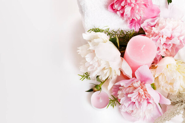 Wellness decoration, Spa concept in Valentines Day