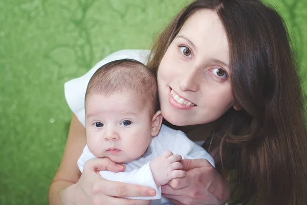 Happy Family Healthy Little Child Mother — Stock Photo, Image