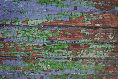 Ahşap arka plan - Street renkli doku - eski sanayi arka plan