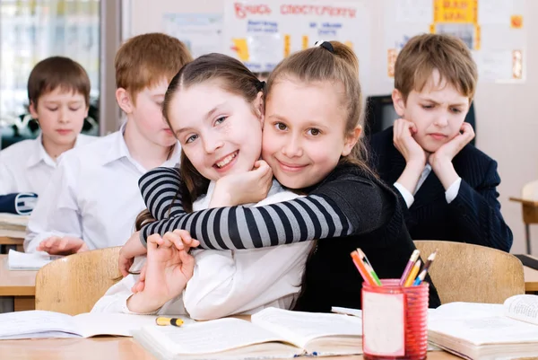 Utbildning-skolelever på klassen Stockfoto