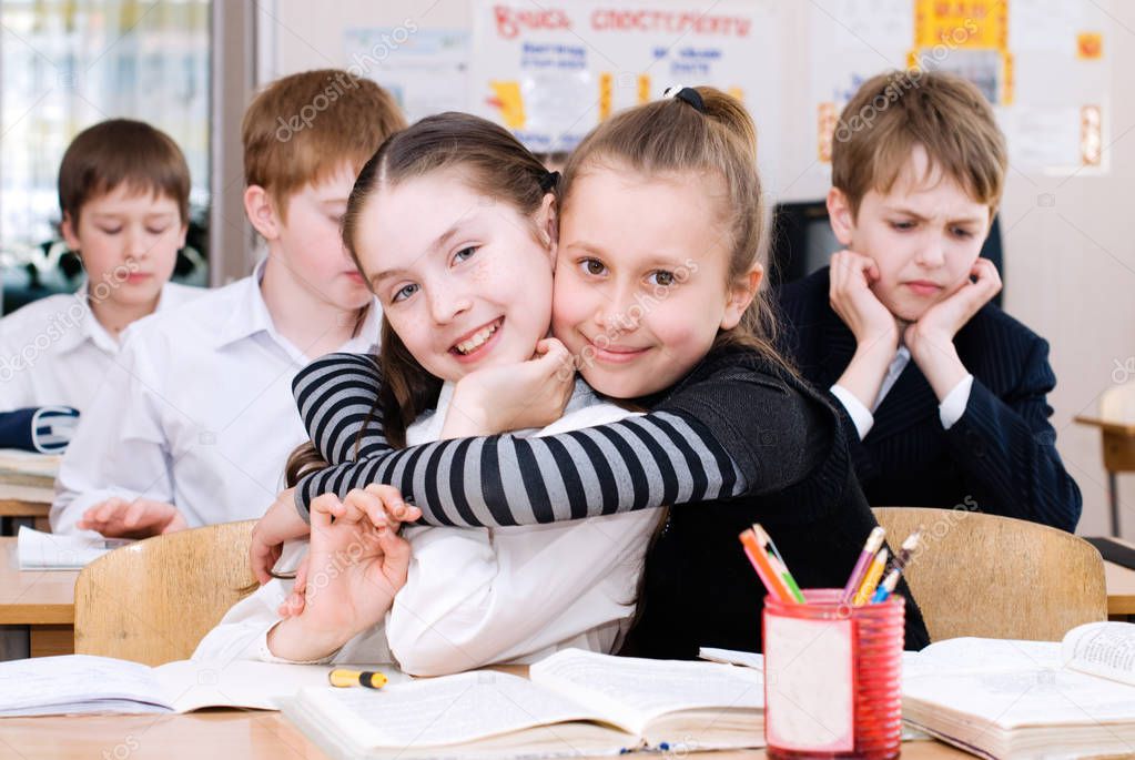 Education - School Students at the class