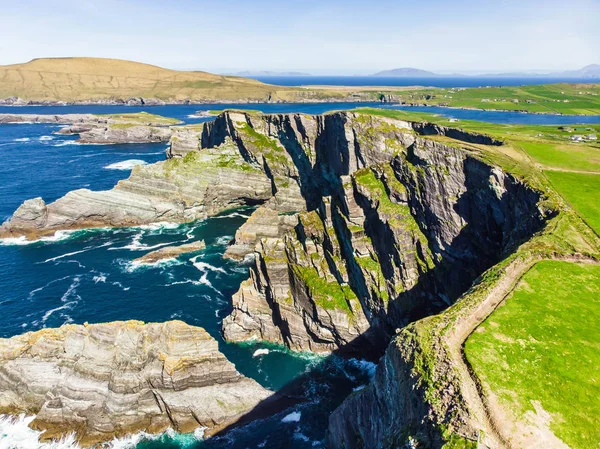 Alta Costa Rocciosa Kerry Cliffs Irlanda — Foto Stock