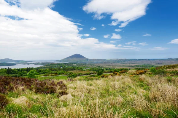 Connemara Milli Parkı Diamond Hill County Galway Rlanda Nın Görünümü — Stok fotoğraf