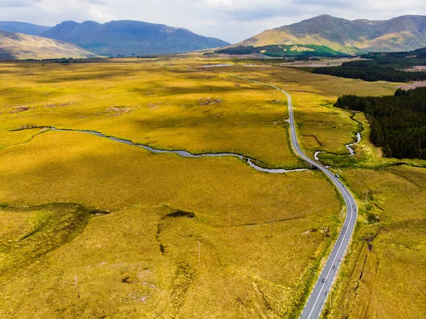 Vista Sul Tramonto Della Regione Del Connemara Irlanda — Foto Stock