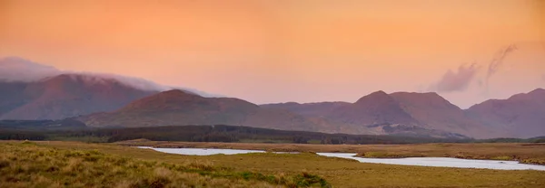 Západ Slunce Regionu Connemara Irsku — Stock fotografie