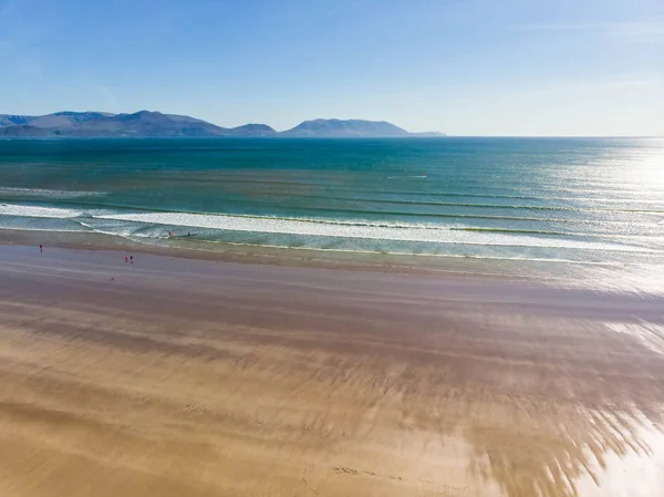 Tullan Strand Широкі Плоскі Піщаного Пляжу Графства Донегал Сполучені Штати — стокове фото