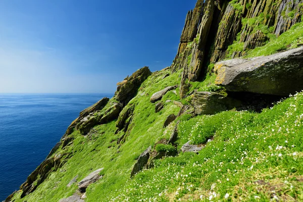 Felsen Von Skellig Michael Oder Große Skellig Irland — Stockfoto