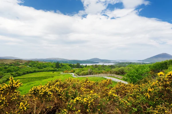 Connemara Milli Parkı Diamond Hill County Galway Rlanda Nın Havadan — Stok fotoğraf