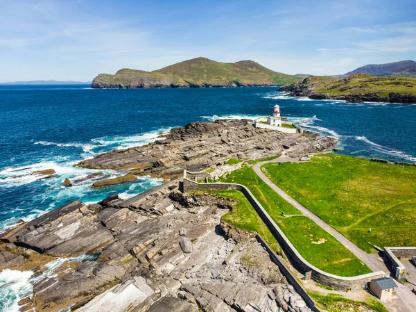 Valentia Island Világítótorony Cromwell Ponton Megtekintése — Stock Fotó