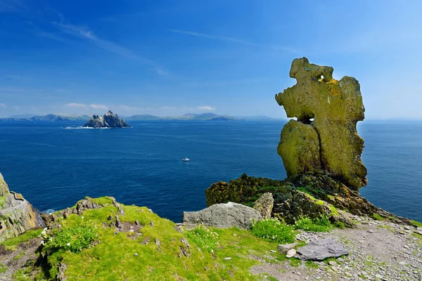 Каменные Руины Скеллига Михаила Великого Скеллига Ирландия — стоковое фото
