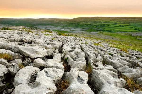 Krajina Burren Oblasti Hrabství Clare Irsko — Stock fotografie