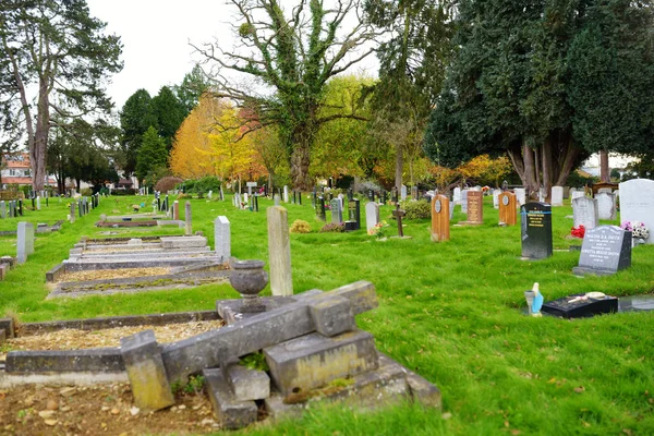 Oxford Reino Unido Noviembre 2017 Antiguo Cementerio Wolvercote Oxford Inglaterra —  Fotos de Stock