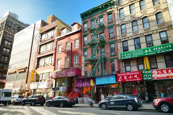 New York March 2015 Street View Chinatown District New York — Stock Photo, Image