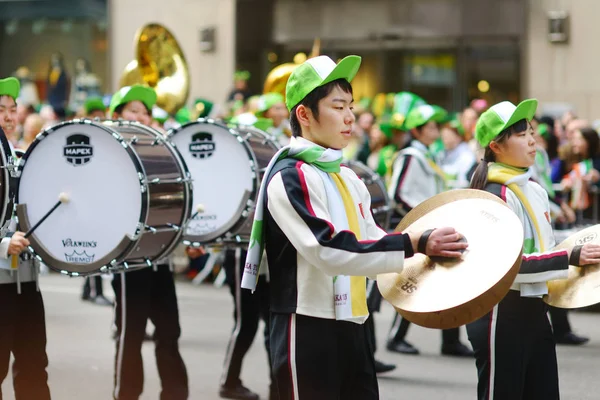 New York Maart 2015 Jaarlijkse Patricks Day Parade Langs Fifth — Stockfoto