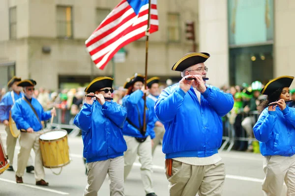 New York Mars 2015 Défilé Annuel Saint Patricks Long Cinquième — Photo