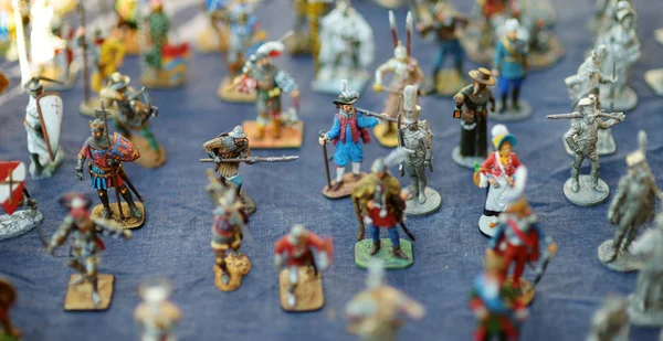 Trakai Lituanie Juin 2018 Soldats Jouets Étain Vendus Sur Marché — Photo