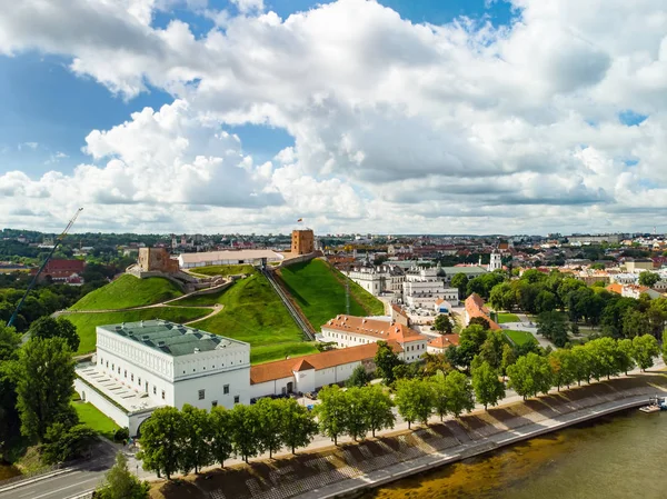 Vista Aérea Cidade Velha Vilnius Uma Das Maiores Cidades Antigas — Fotografia de Stock