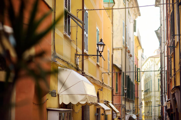 Beautiful details in Lerici town, located in the province of La Spezia in Liguria, part of the Italian Riviera, Italy.