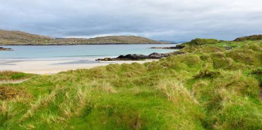 Abbey Adası, Derrynane Tarihi Parkı arazi yama, Derrynane Abbey ve çimento kalıntıları ile ünlü, County Kerry bulunan, İrlanda