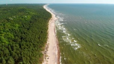 Dutchmans Cap havadan görünümü, Litvanya sahil en yüksek scarp
