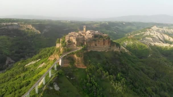 Castelo Velho Alto Montanhas — Vídeo de Stock