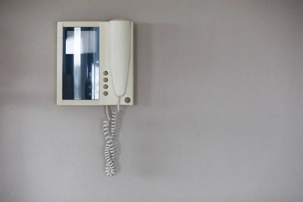 Interphone Sur Mur Appartement — Photo