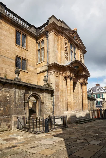 The Museum of the History of Science (Old Ashmolean Building) in Broad Street. The museum presents a broad collection of scientific instruments from Middle Ages to the 20th century. Oxford, England,