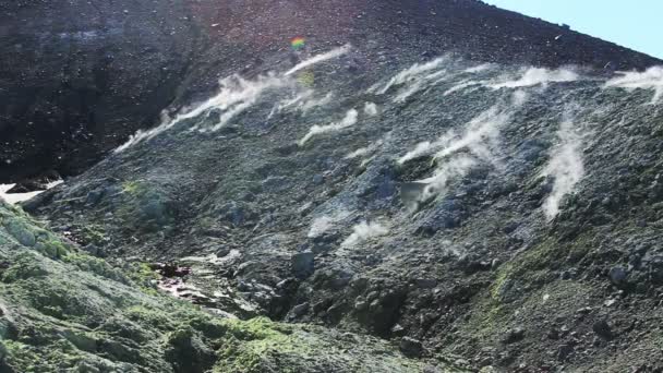 Filmación Montañas Las Islas Kuriles — Vídeos de Stock