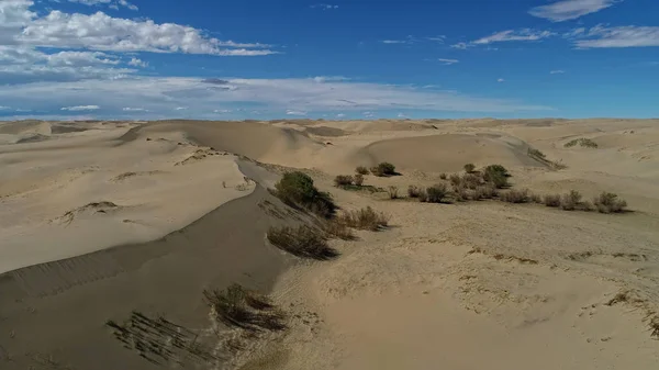 Vista Aérea Del Hermoso Paisaje Del Desierto Día Soleado —  Fotos de Stock