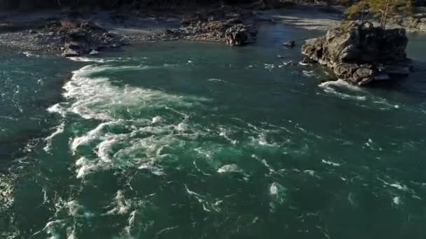 Images Vue Aérienne Lac Mongol Telmen Nuur — Video