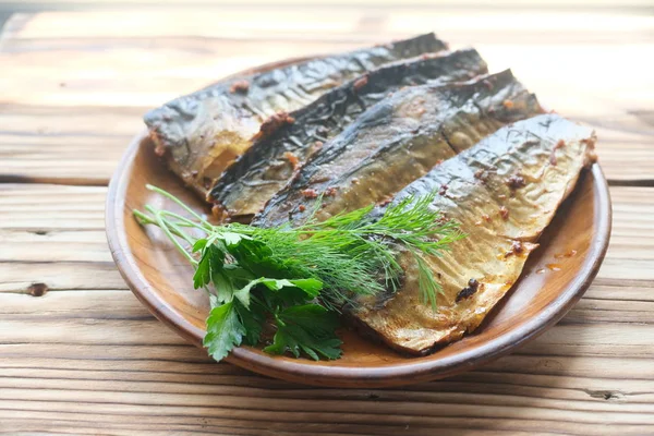 Fried mackerel — Stock Photo, Image