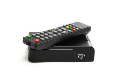 Tv tarayıcısı üzerinde beyaz arka plan izole