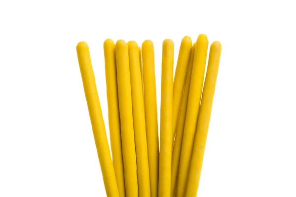 Banana Pocky Isolado Fundo Branco — Fotografia de Stock