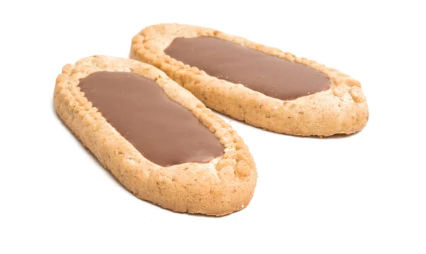 Granen Cookies Geïsoleerd Witte Achtergrond — Stockfoto