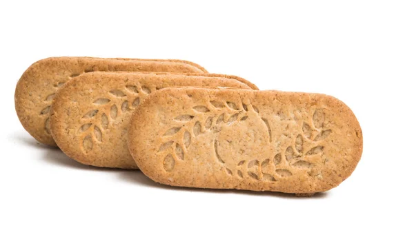 Зернове Печиво Ізольоване Білому Тлі — стокове фото