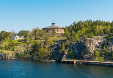 İskandinav fiyortları bahar peyzaj